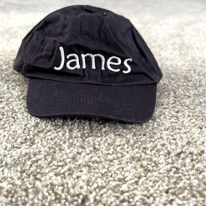 Monogram baseball hat, James, 6-9 months